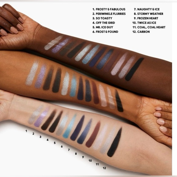 MAC Limited Edition-Snowbody’s Business Eye Shadow Palette X 12, New in Box - Picture 7 of 10